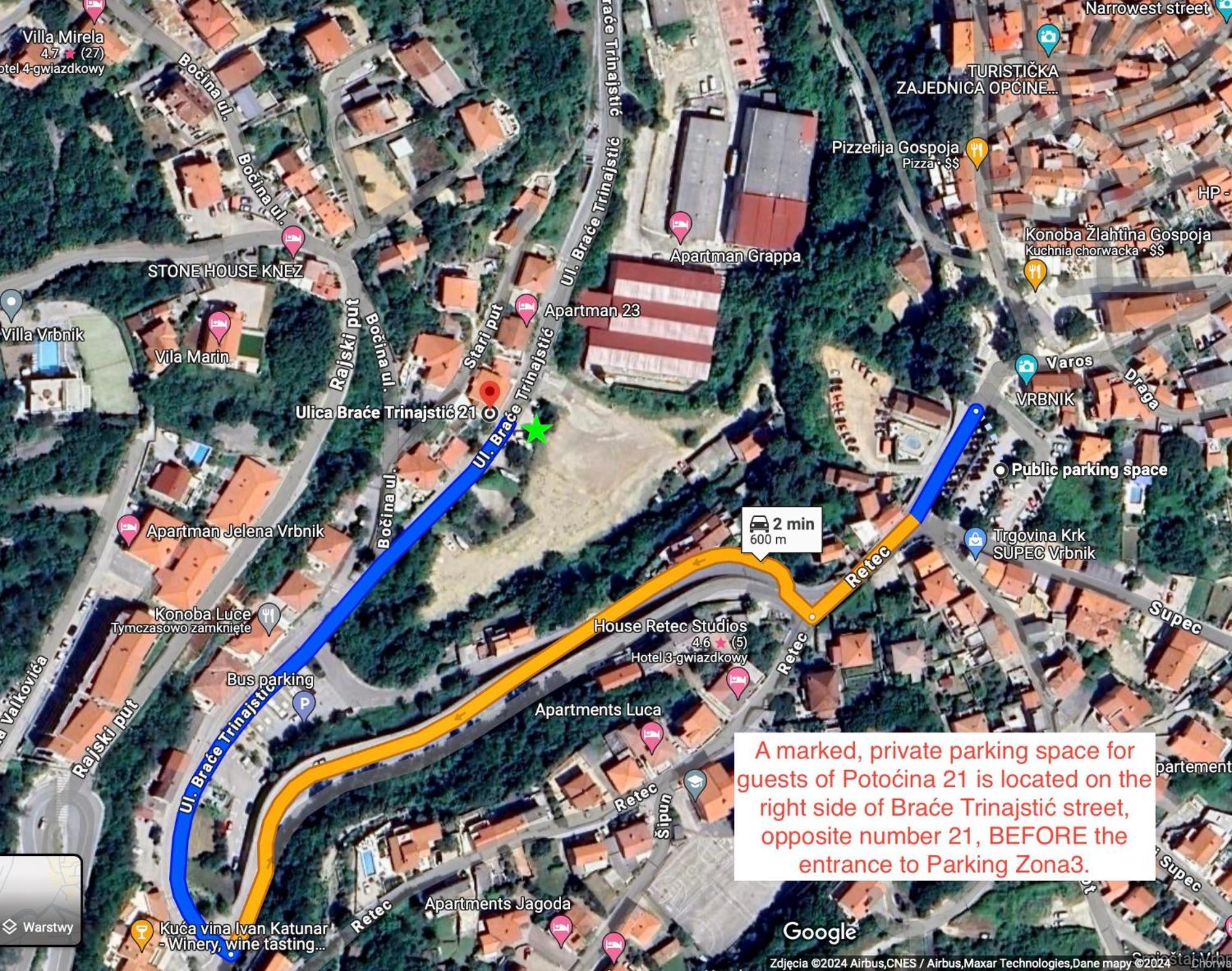 Apartmán Potocina 21 Vrbnik Exteriér fotografie